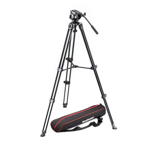 [Manfrotto] 500 TWIN ALU LEG VIDEO SYSTEM